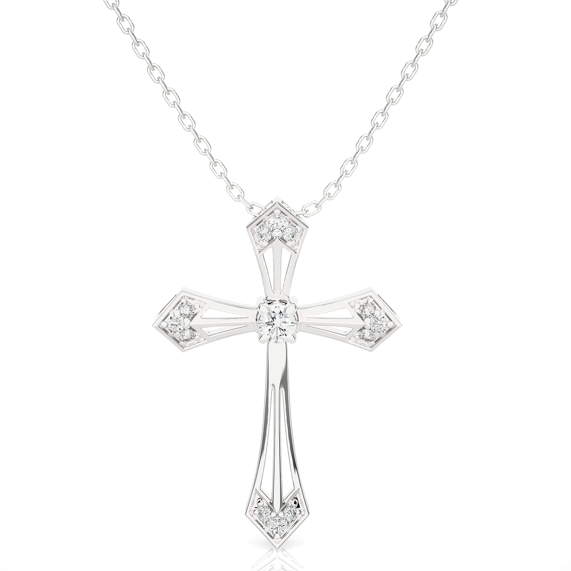 Diamond Cross Necklace